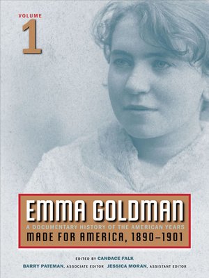 cover image of Emma Goldman, Volume 1
